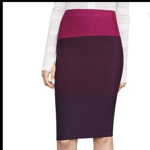 NWT BCBG Leger skirt in ombré purple